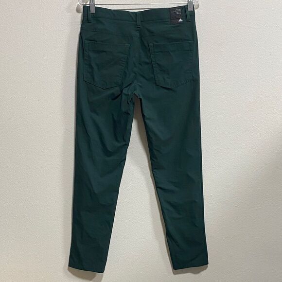 Adidas‎ Golf Go-To 5 Pocket Pants Men’s 30x32 Green Tapered Fit - Picture 4 of 14